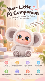 KUMI AI Companion Robot – Your Smart Emotional Companion（Pre-order）