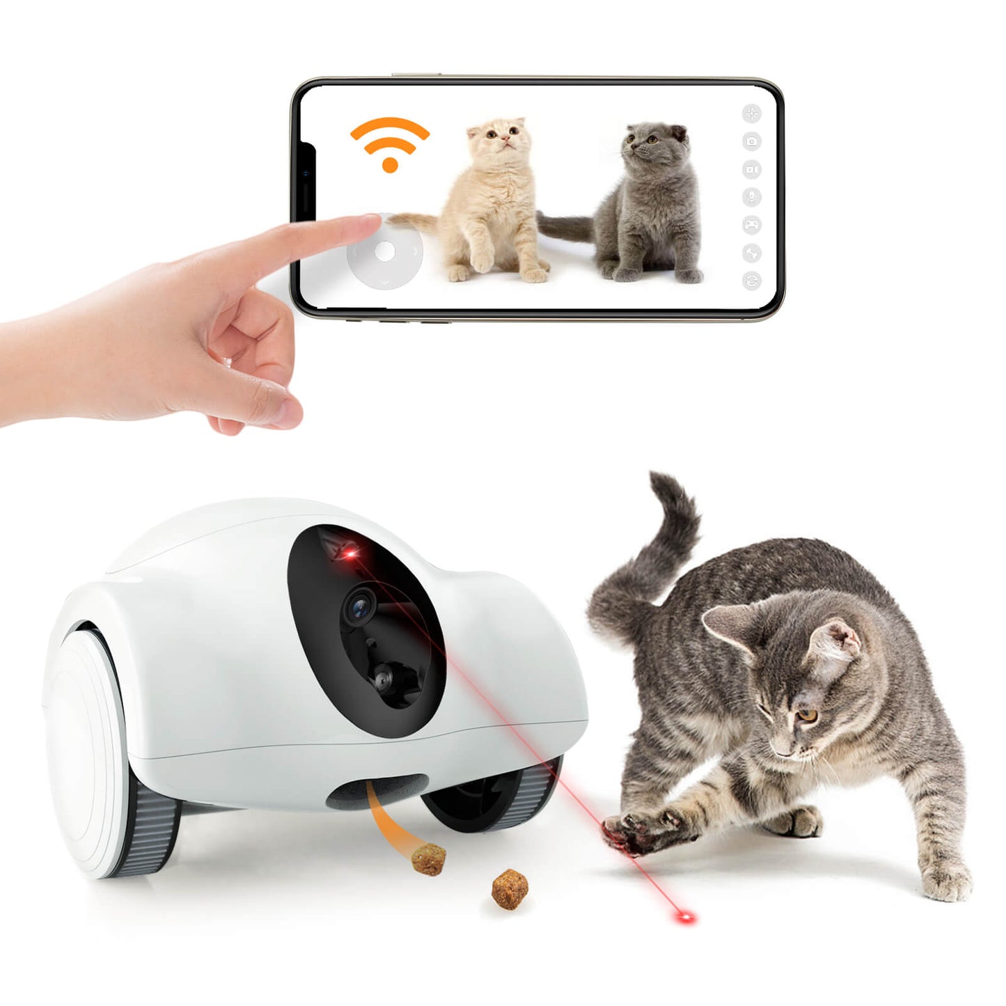 GULIGULI Beste Hundekamera Hiibo Smart Pet Companion Robot