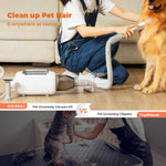 GULIGULI SHARK 7-in-1 Pet Grooming Kit & Vacuum & Dryer
