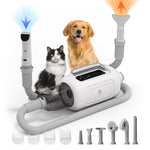 GULIGULI SHARK 7-in-1 Pet Grooming Kit & Vacuum & Dryer