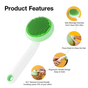 GULIGULI Pet Grooming Long Handle Brush